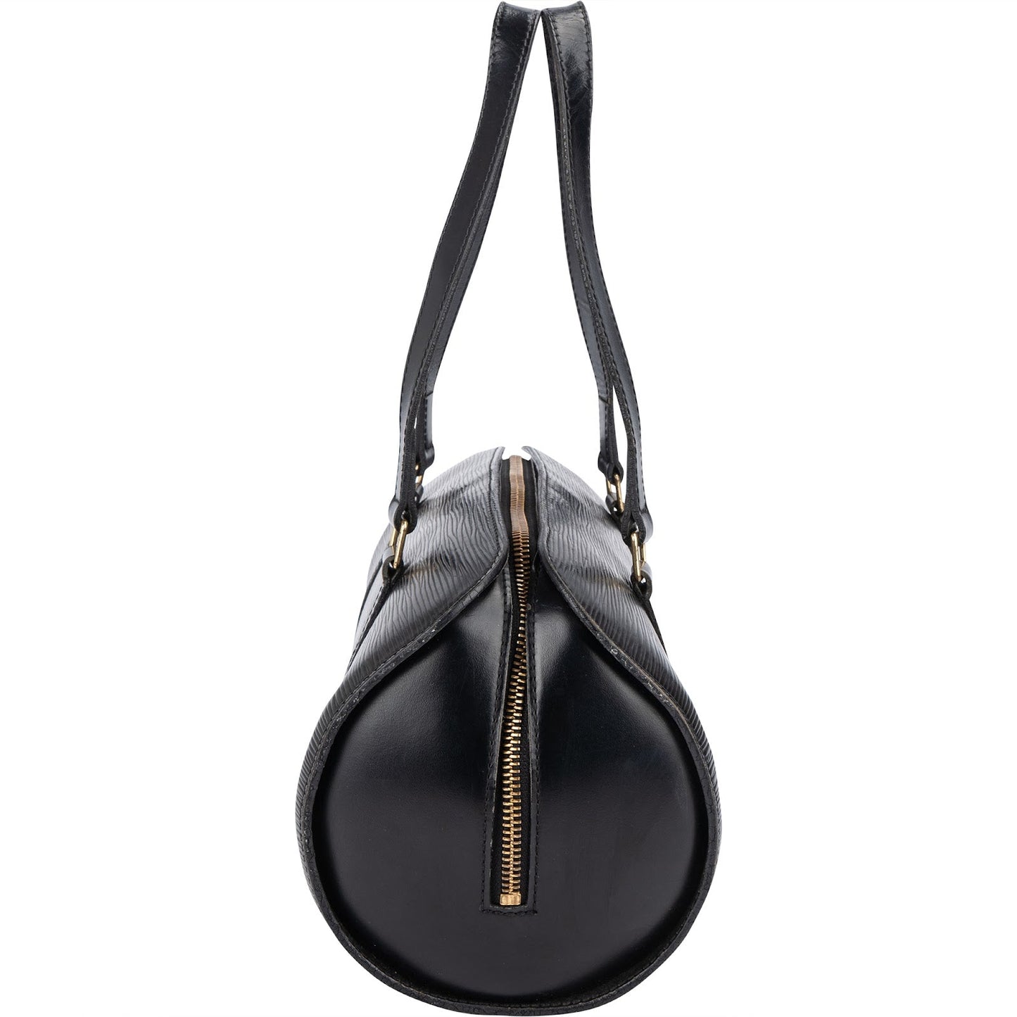 Louis Vuitton Noir Epi Leather Soufflot Handbag