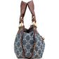 Céline Denim Macadam Monogram Hobo Shoulder Bag