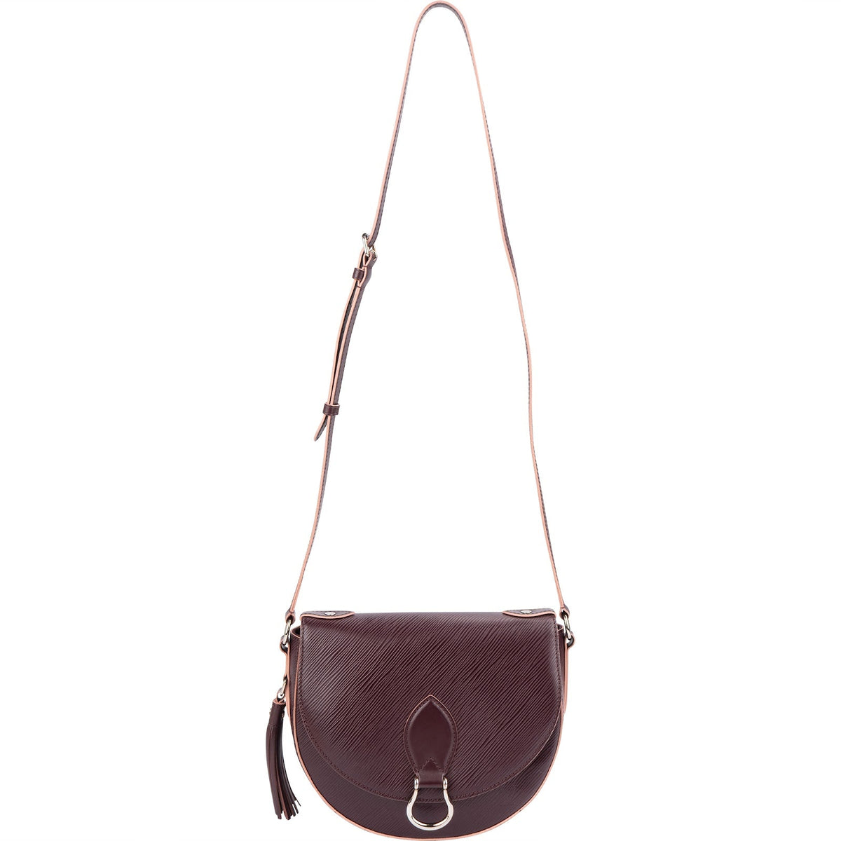Louis Vuitton Prune/Rose Poudre Epi Leather Maroon NM Saint Cloud Crossbody Bag