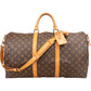 Louis Vuitton Monogram Canvas Keepall 50 Bandoulière Travel Bag