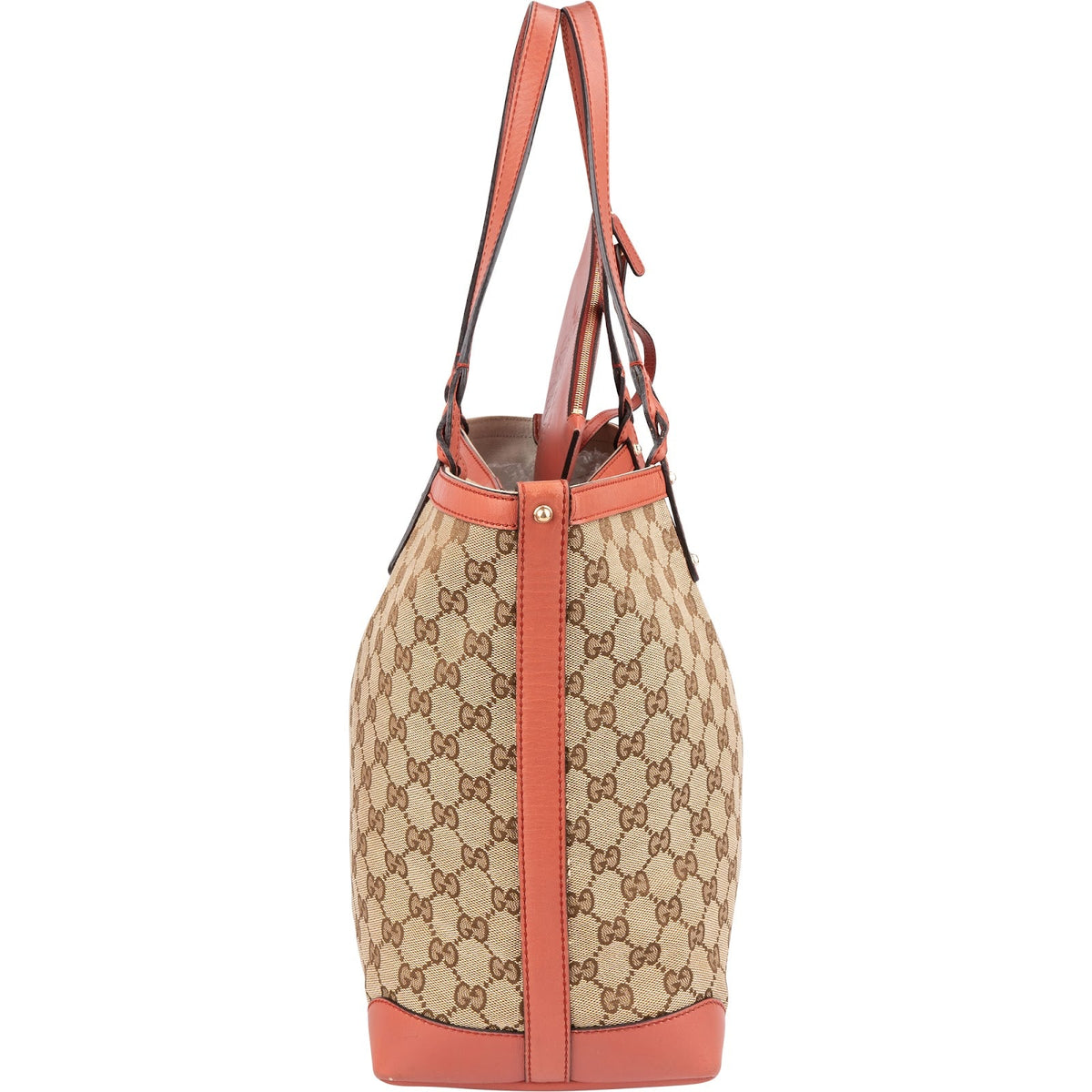 Gucci Monogram GG Canvas Bree Tote Shopper Shoulder Bag