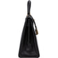 Hermès Noir Box Calf Leather Kelly 32 Handbag