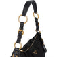 Prada Tessuto Gaufre Ring Triangle Hobo Shoulder Bag