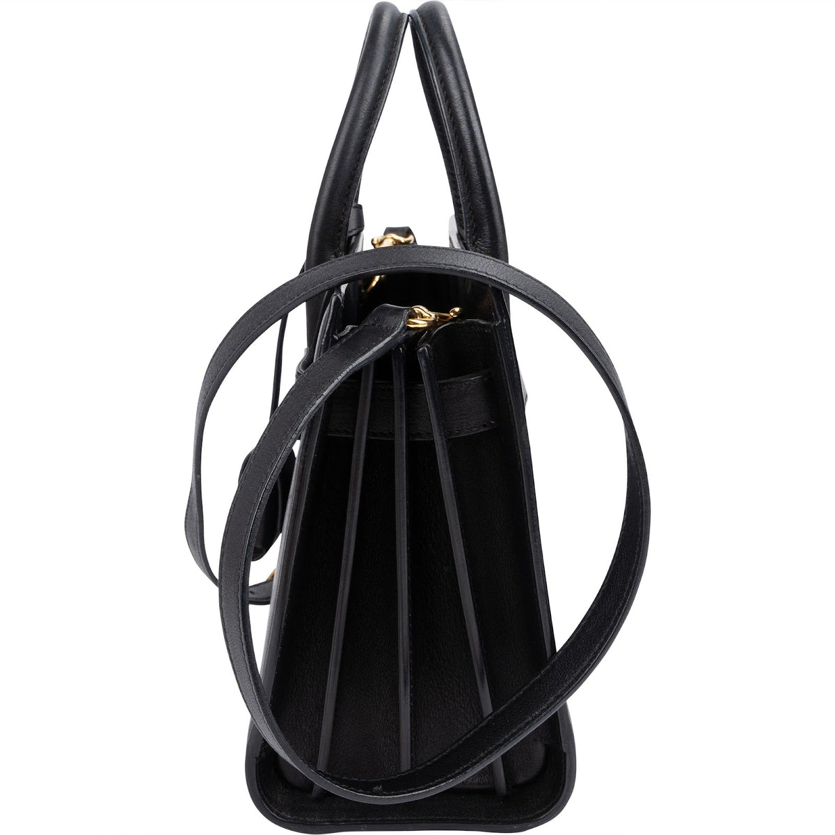 Saint Laurent Smooth Leather Sac De Jour Baby Handbag
