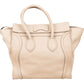 Céline Drummed Calfskin Large Luggage Handbag