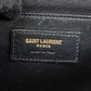Saint Laurent Quilted Grain de Poudre Leather Small Envelope Crossbody Bag