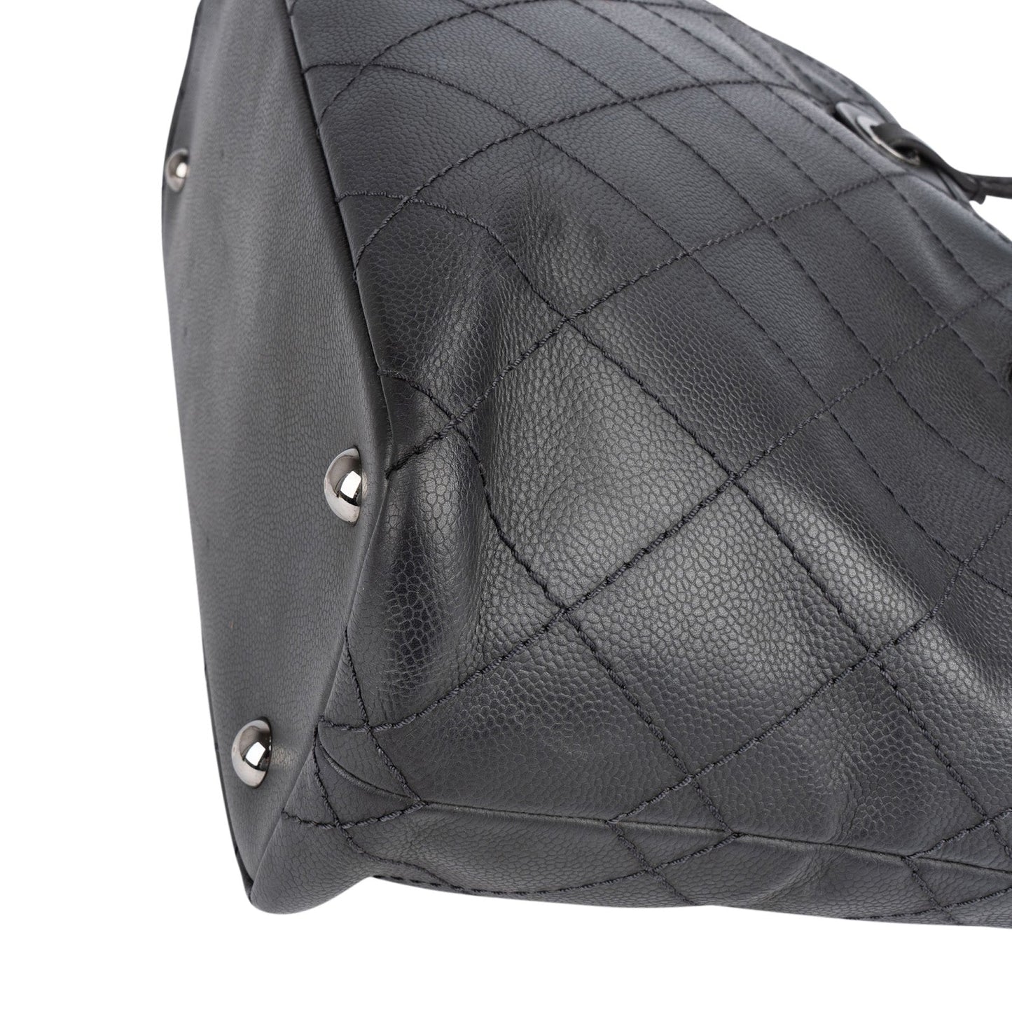 Chanel Caviar Leather On The Road Tote Shoulder Bag