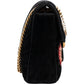 Gucci Monogram Velvet Small GG Marmont 'Loved' Embroidered Shoulder Crossbody Bag