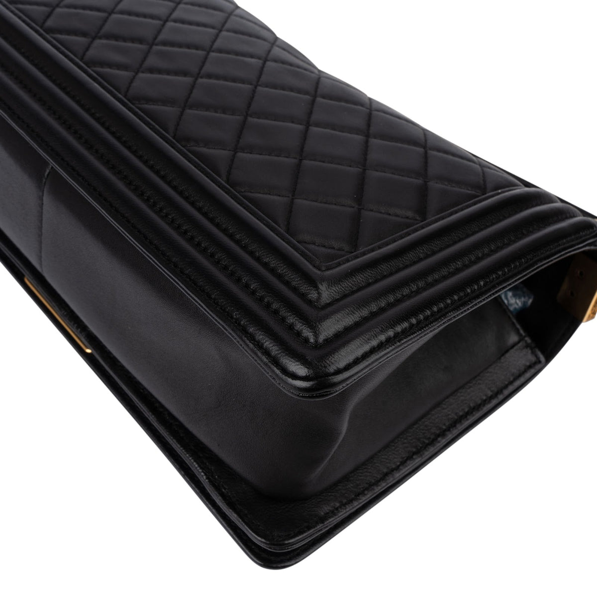 Chanel Quilted Lambskin Medium Boy Single Flap Crossbody Bag