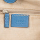 Gucci Monogram GG Canvas Blue Leather Sukey Handbag