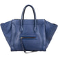 Céline Blue Leather Phantom Handbag