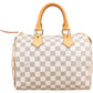 Louis Vuitton Monogram Damier Azur Speedy 25 Handbag