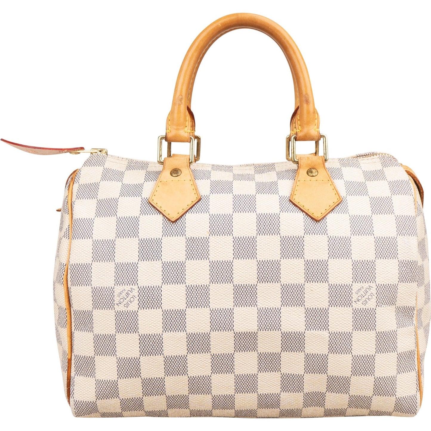 Louis Vuitton Monogram Damier Azur Speedy 25 Handbag