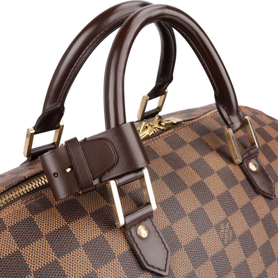 Louis Vuitton Monogram Damier Ebene Ribea GM Weekender Travel Bag