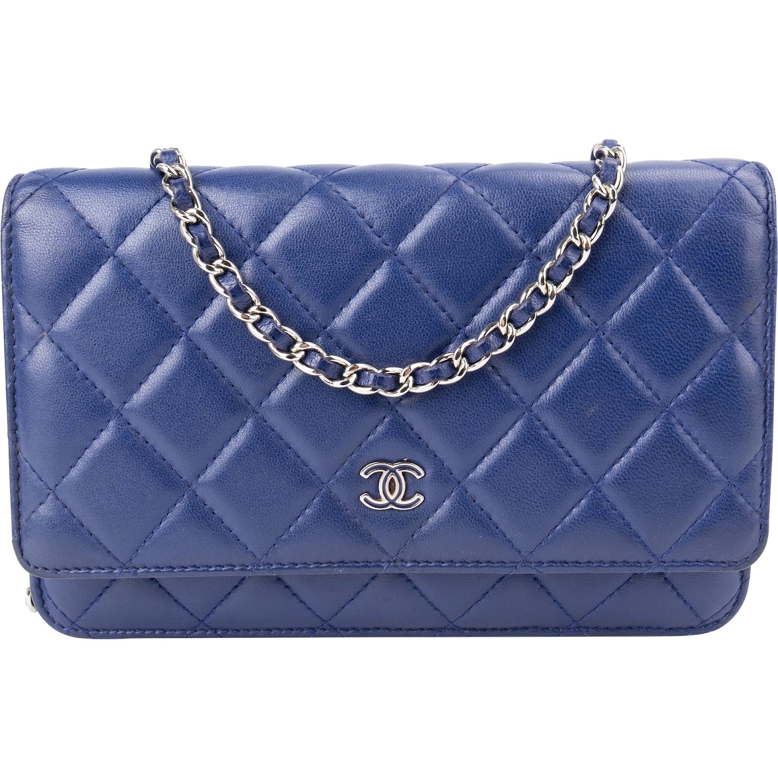Chanel Quilted Lambskin Wallet On Chain Crossbody Bag
