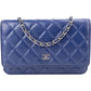 Chanel Quilted Lambskin Wallet On Chain Crossbody Bag