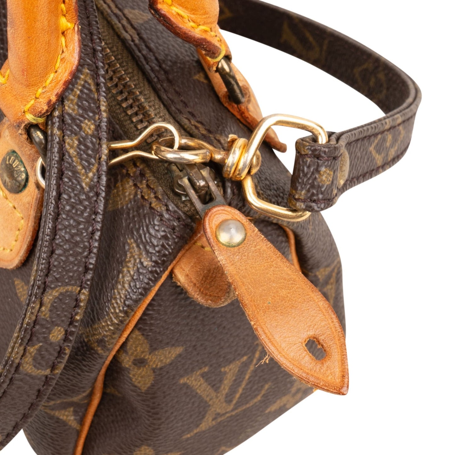 Louis Vuitton Canvas Monogram Mini Speedy Handbag