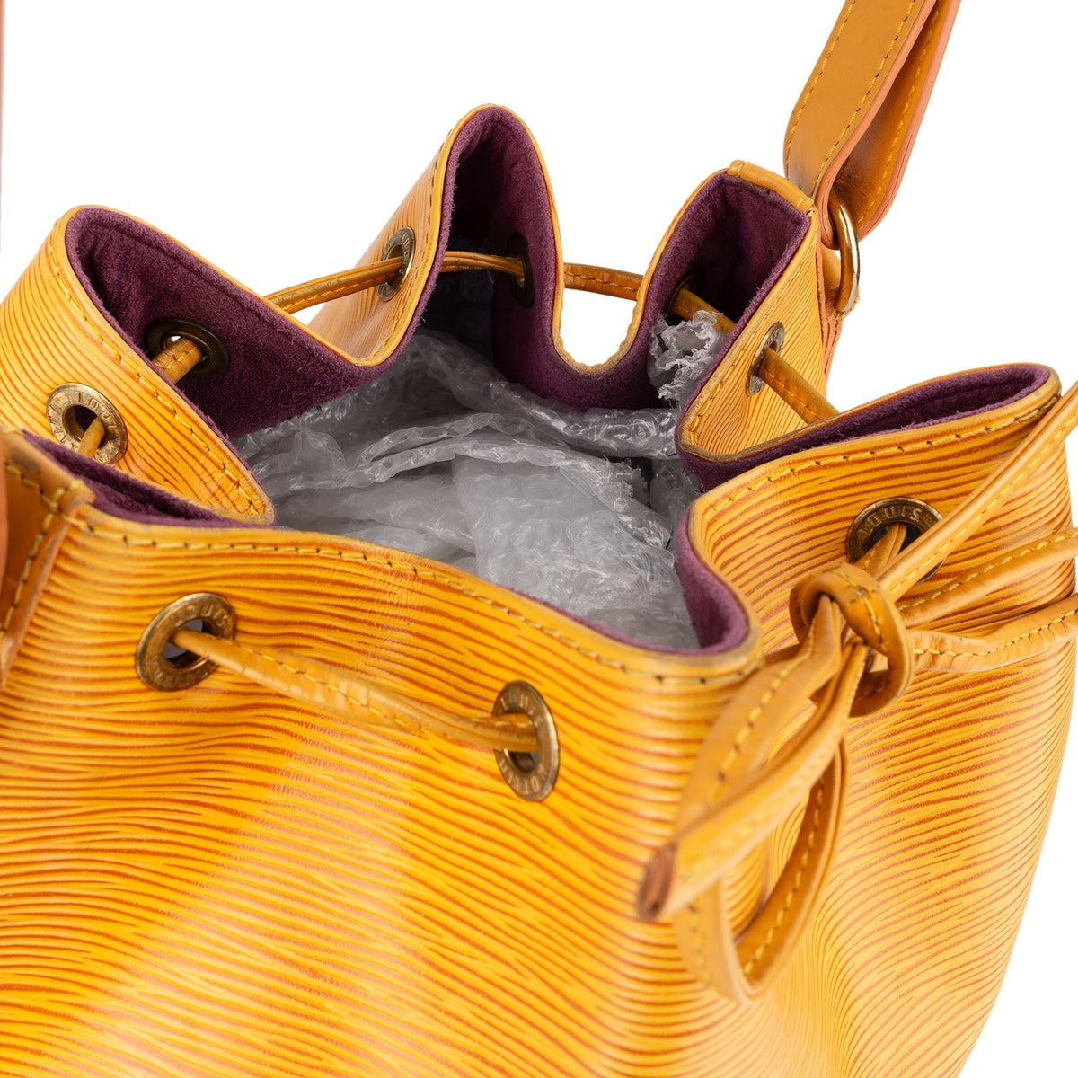 Louis Vuitton Yellow Epi Leather Sac Noé Grande Shoulder Bag