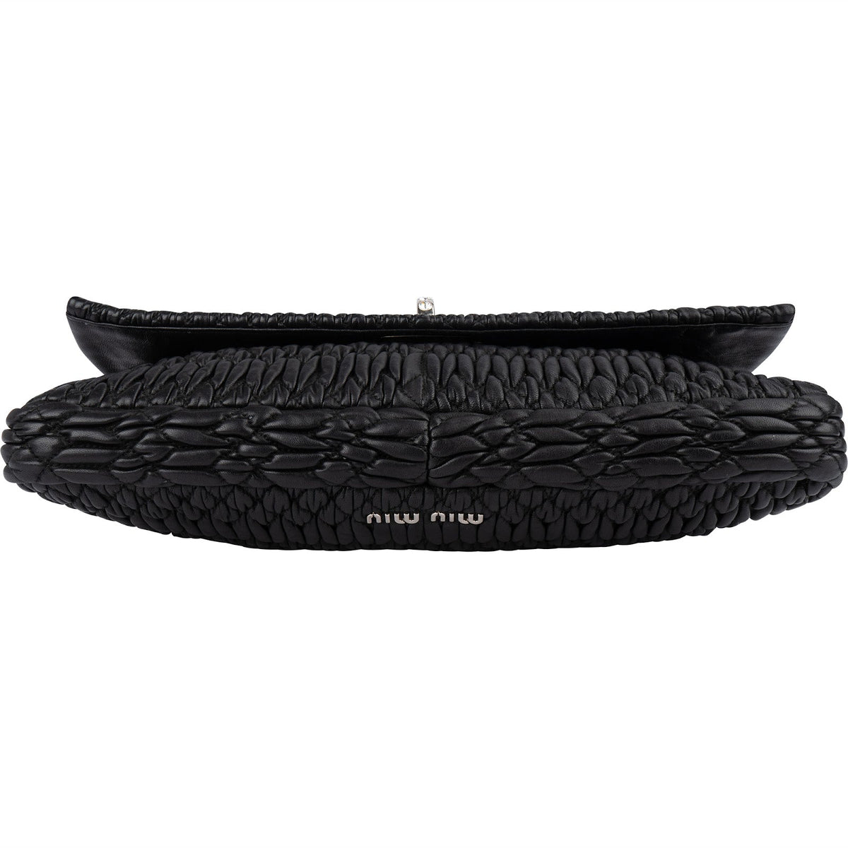 Miu Miu Matelassé Crystal aus Nappaleder – Ansicht 6
