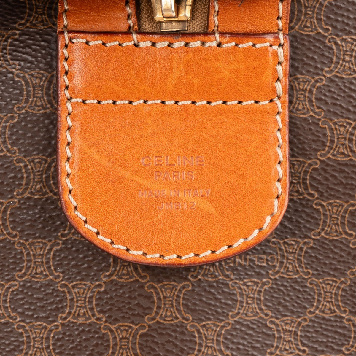 Celine Monogram Macadam Canvas Boston 40 Travel Bag