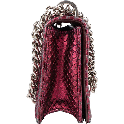 Dior Metallic Python Mini Diorama Crossbody Bag