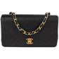 Chanel Quilted Lambskin 24K Gold Single Flap Crossbody Bag
