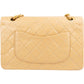Chanel Quilted Lambskin 24K Medium Gold Double Flap Shoulder Bag