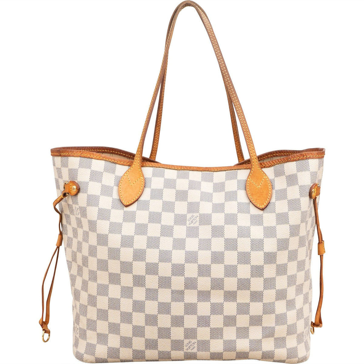 Louis Vuitton Neverfull MM aus Damier Azur Canvas – Ansicht 4