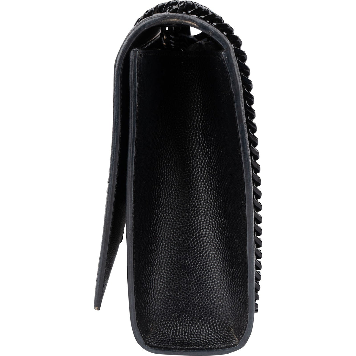 Saint Laurent Grain De Poudre Embossed Leather Kate Chain Crossbody Bag