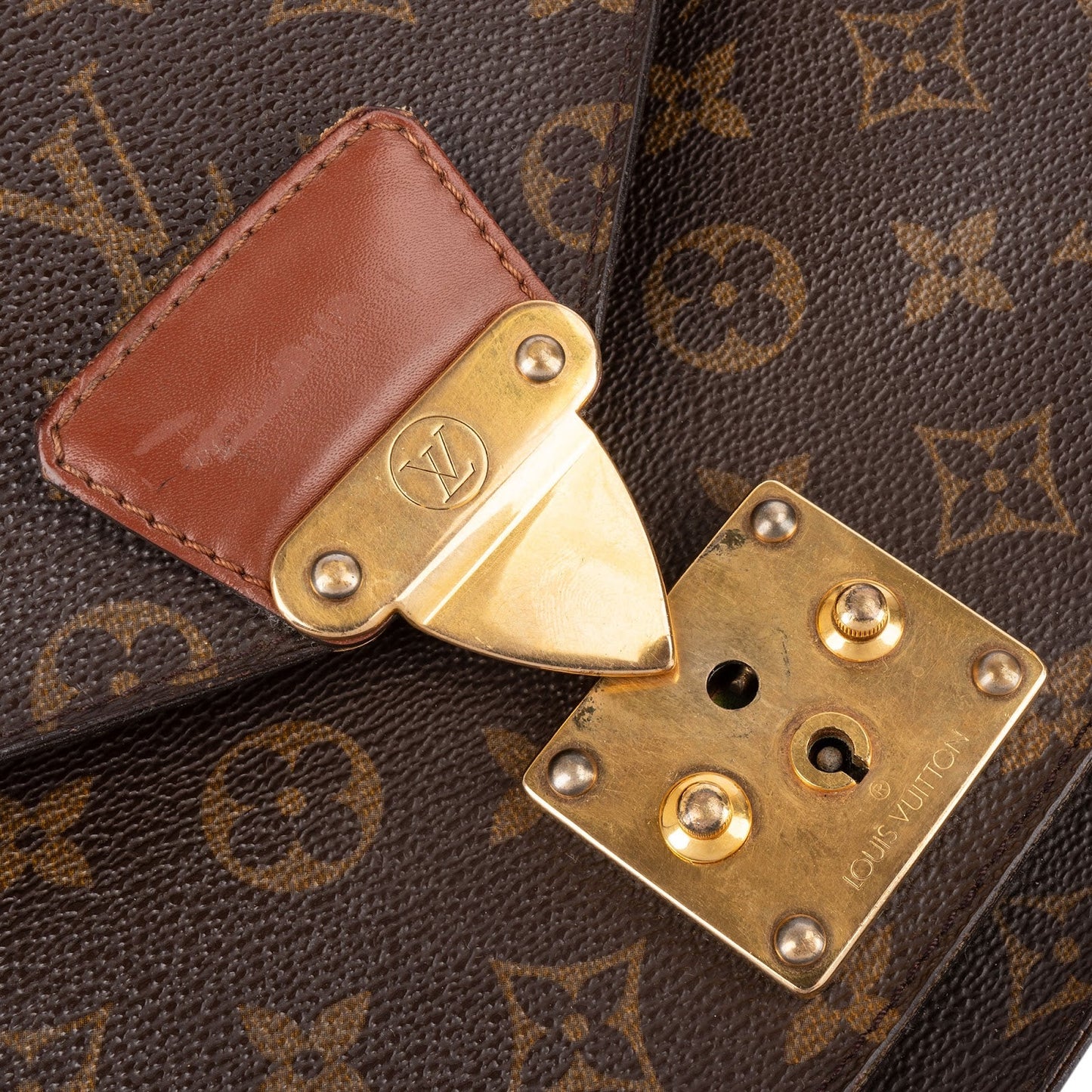 Louis Vuitton Monogram Canvas Monceau Handbag