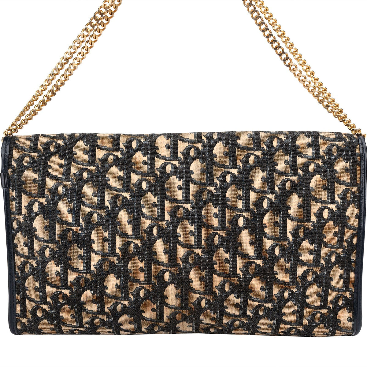 Dior Vintage Single Flap aus Trotter Jacquard – Ansicht 3