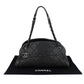 Chanel Quilted Iridescent Calfskin Just Mademoiselle Bowling CC Shoulder Bag
