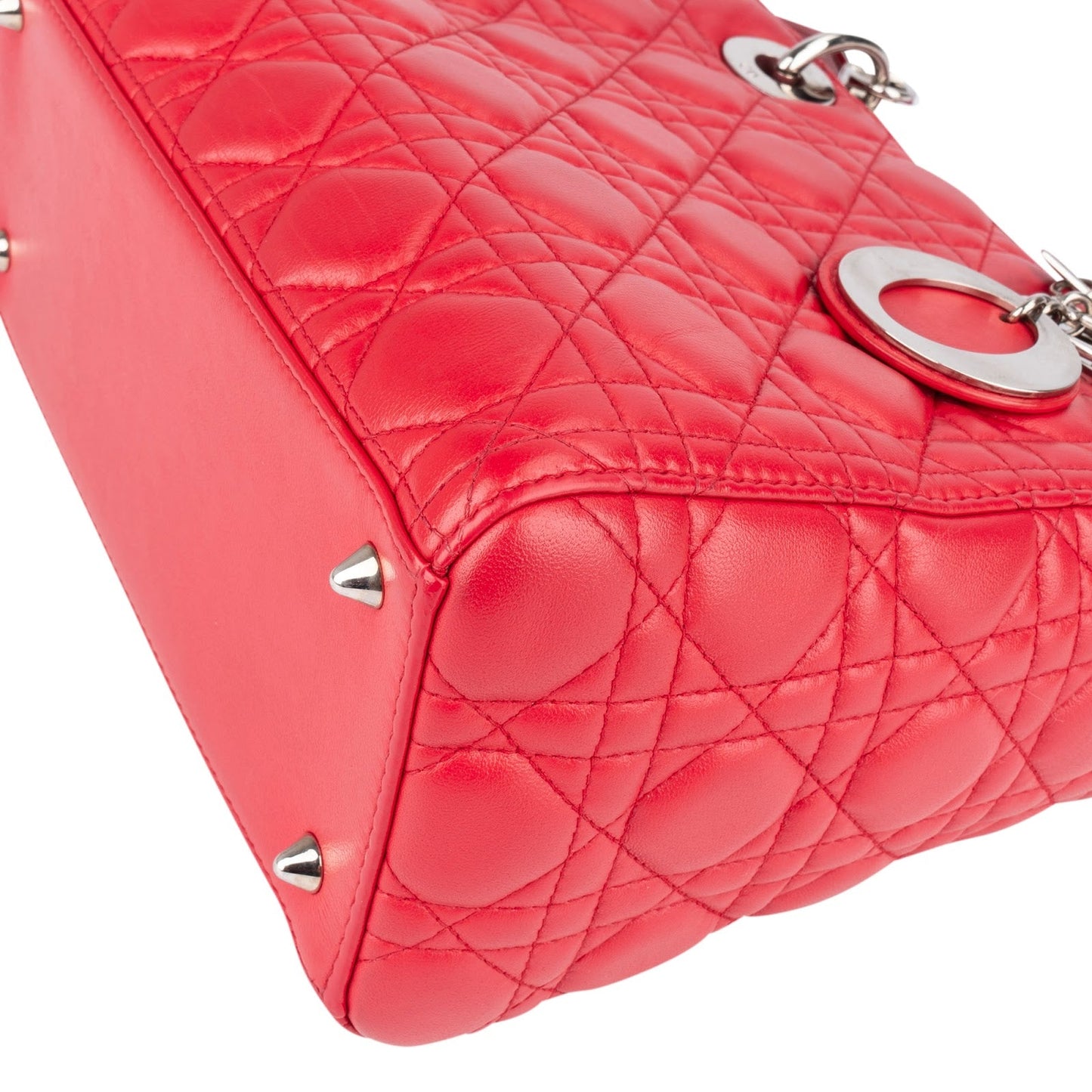 Christian Dior Quilted Leather Lady Dior Handbag