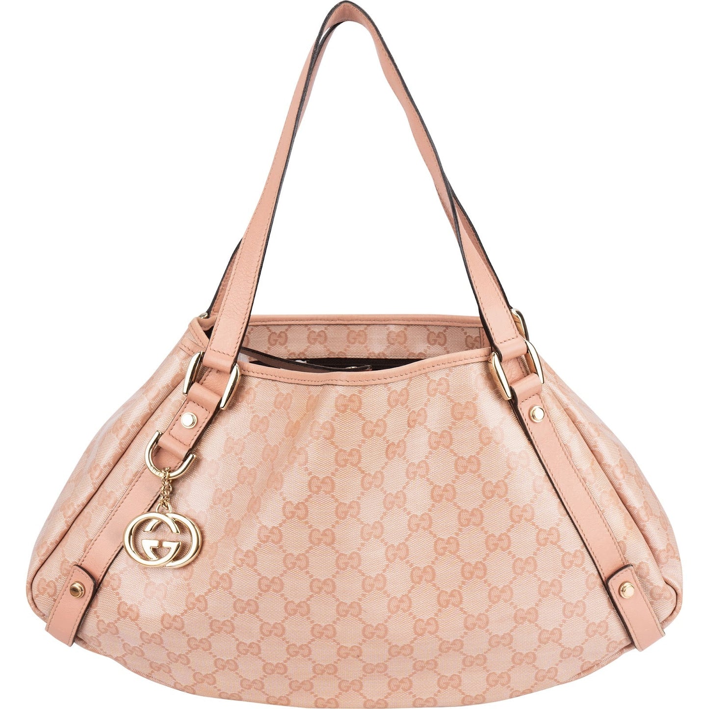 Gucci Monogram GG Canvas Abbey Hobo Shoulder Bag