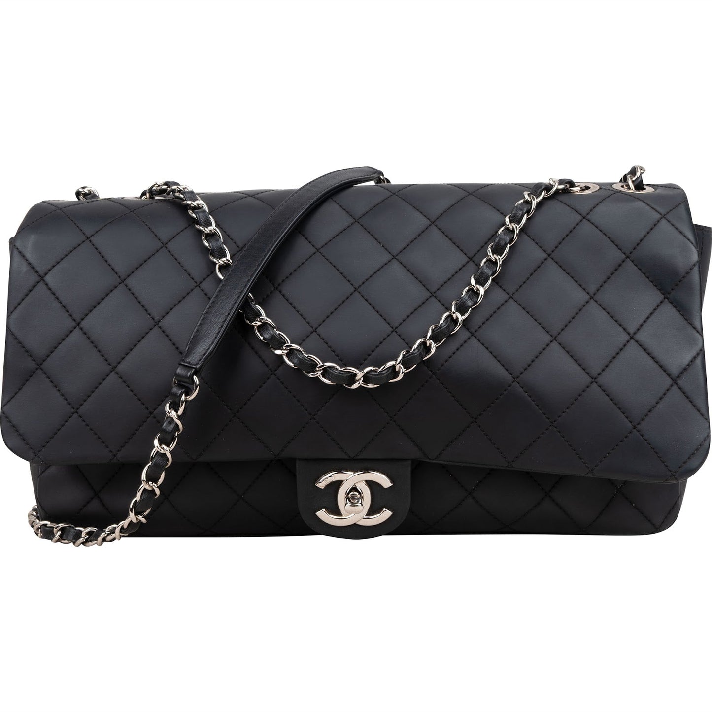 Chanel Quilted Raincoat Single Flap Crossbody Bag