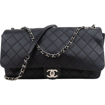 Chanel Quilted Raincoat Single Flap Crossbody Bag