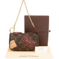 Louis Vuitton Monogram Canvas World Tour Trunks Mini Pochette Accessoires Handbag