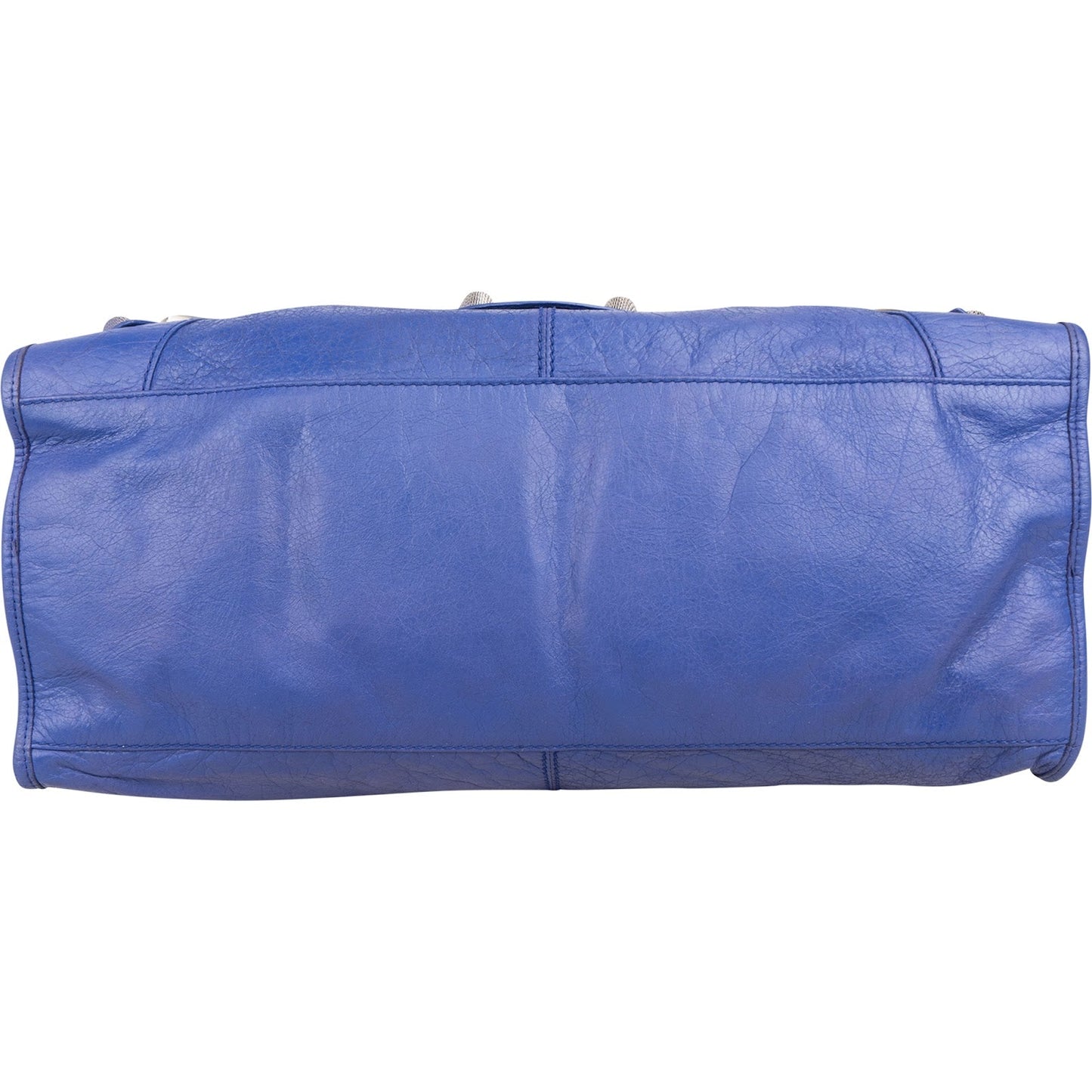 Balenciaga Blue Leather Giant City Handbag