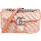 Gucci GG Marmont Small mit Pailletten – Vorderansicht