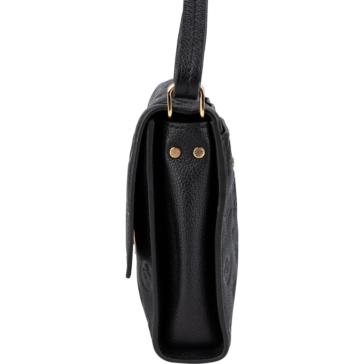 Louis Vuitton Noir Monogram Empreinte Leather Fascinante Crossbody Bag