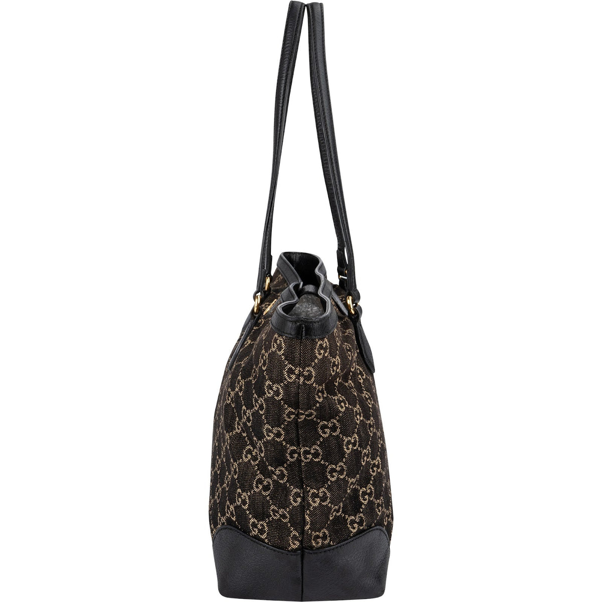 Gucci Monogram GG Denim Ophidia Tote Shoulder Bag