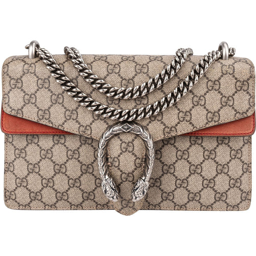 Gucci Monogram GG Supreme Canvas Dionysus Shoulder Bag