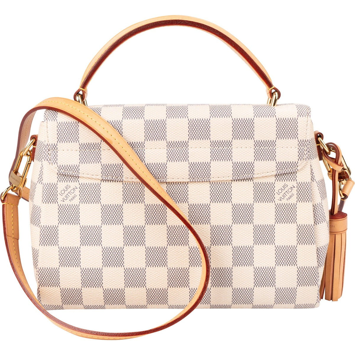 Louis Vuitton Monogram Damier Azur Canvas Croisette Handbag