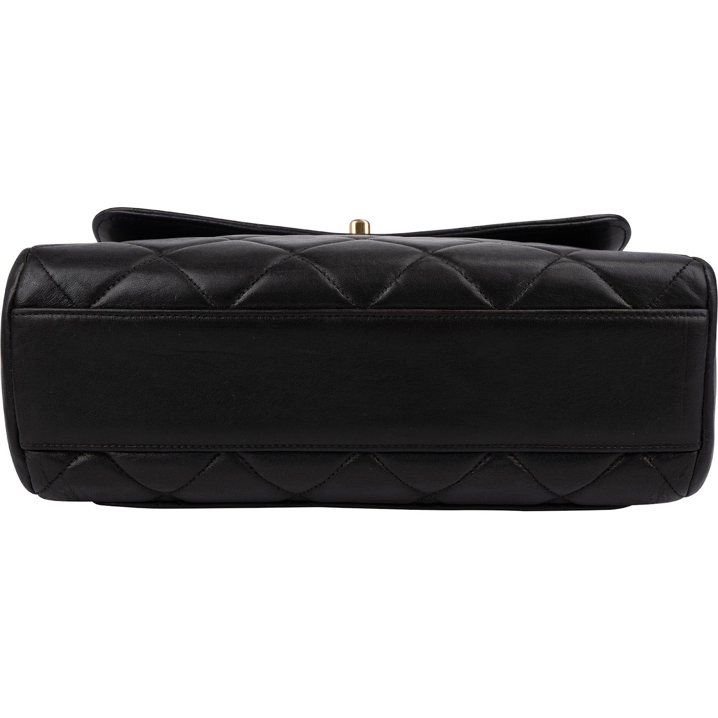 Chanel Quilted Lambskin Rectangular Single Flap Crossbody Bag