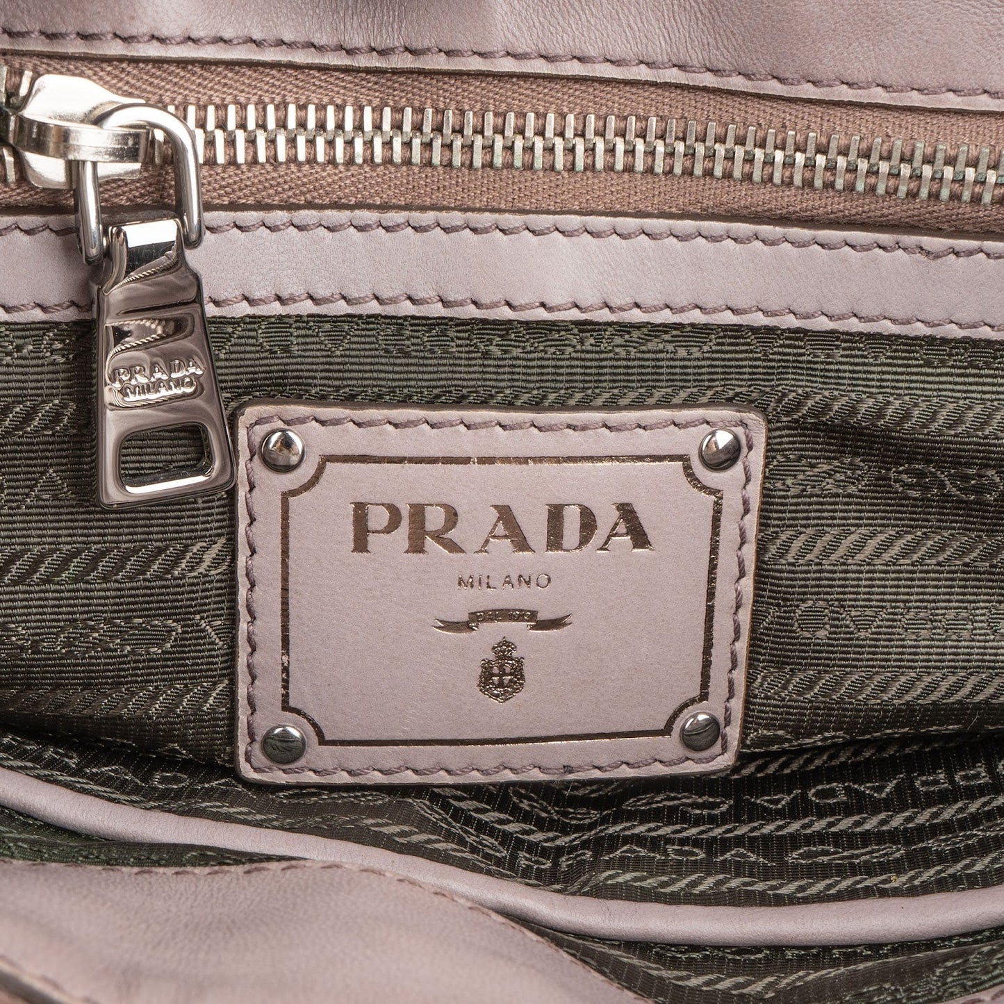 Prada Quilted Nappa Gaufre Satchel Handbag