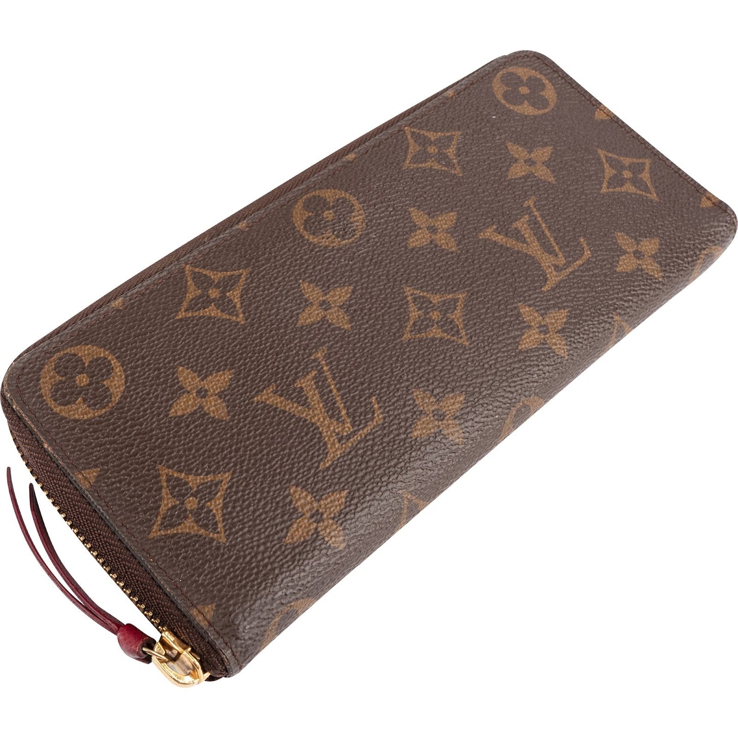 Louis Vuitton Monogram Canvas Clemence Zippy Wallet