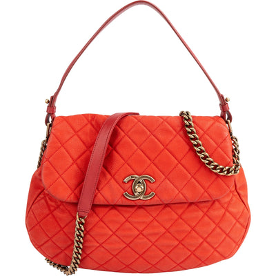 Chanel Quilted Caviar Leather in The Mix Maxi Single Flap Crossbody Bag