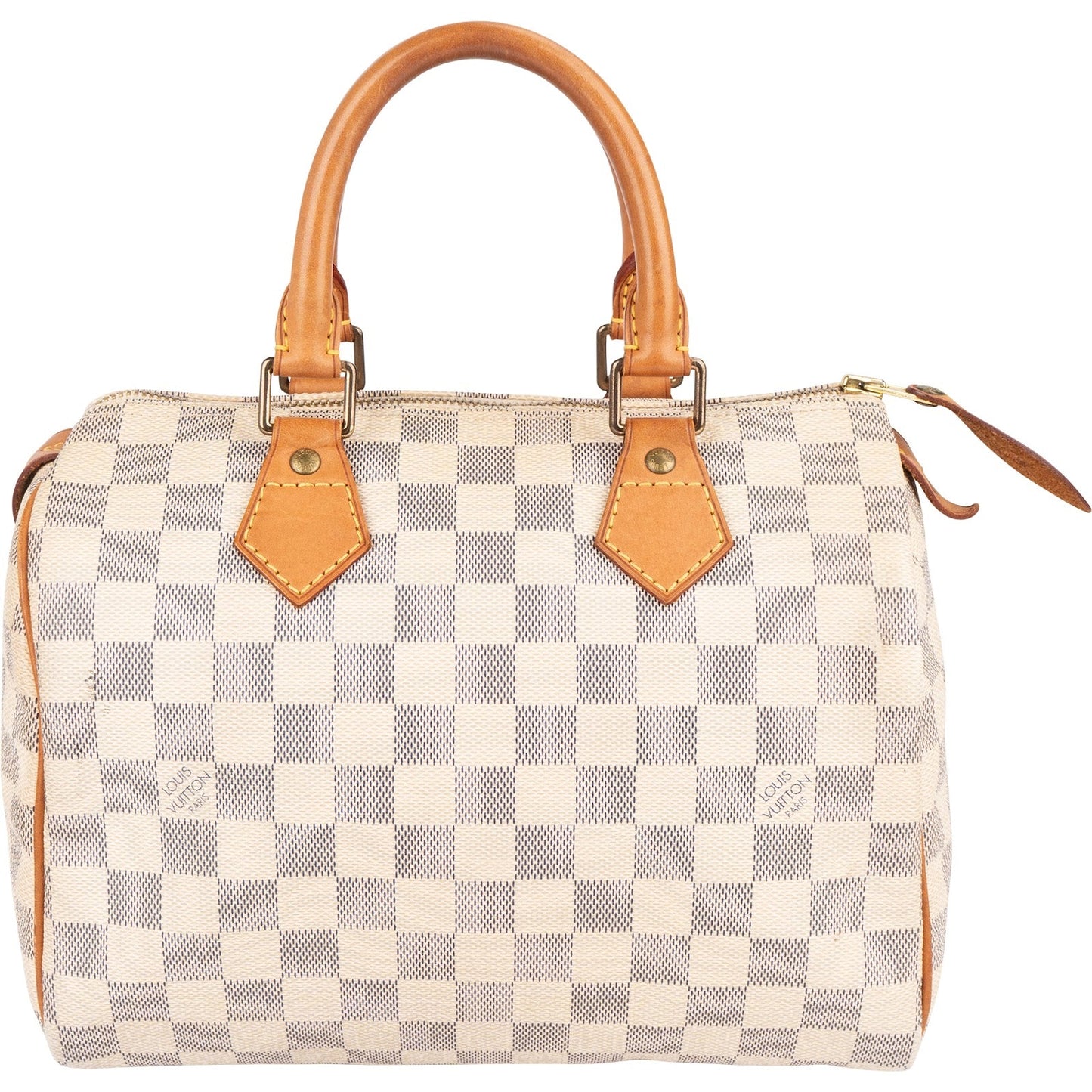 Louis Vuitton Monogram Damier Azur Canvas Speedy 25 Handbag