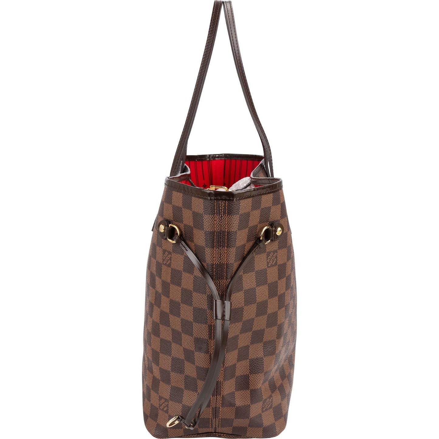 Louis Vuitton Monogram Damier Ebene Neverfull MM Shoulder Bag