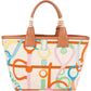 Hermès Canvas Monogram Steeple 25 Handbag